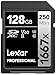 Lexar レキサープロフェッショナル1667×128GB SDXC UHS-II / U3カード（LSD128CBNA1667）