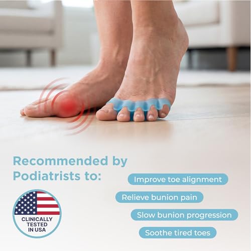 Mind Bodhi Toe Separators/Toe Spacers - For Men and Women - Regular Size – Blue