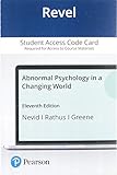 Abnormal Psychology in a Changing World -- Revel Access Code