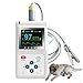 CONTEC Veterinary Handheld CMS60D-Vet Pulse Tester Pulse Oxygen Saturation and Pulse Rate Tongue Probe Pets/Animals/cat/Dog with PC Software