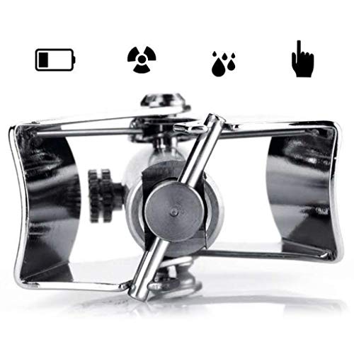 Bonarty Aparador de pelos de orelha e nariz de aço inoxidável para homens, máquina de aparar manual