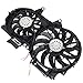 ECCPP Cooling Fan Compatible with 2002-2009 for Audi for A4 / 2002-2009 for Audi for A4 Quattro,Replace 622540 674-59718 AU3115107,Cooling Fan Assembly