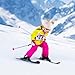 Ski Helmet Cover, Goat Style Knitted Snowboard Helmet Cover Helmet Accessories for Kids & Adults Winter Snow Sports