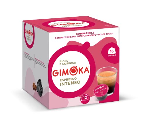Gimoka 3366 Set Di Capsule Intenso Compatibili Dolce Gusto, 6 X 6 Cm, 1 Ciascuno, 96