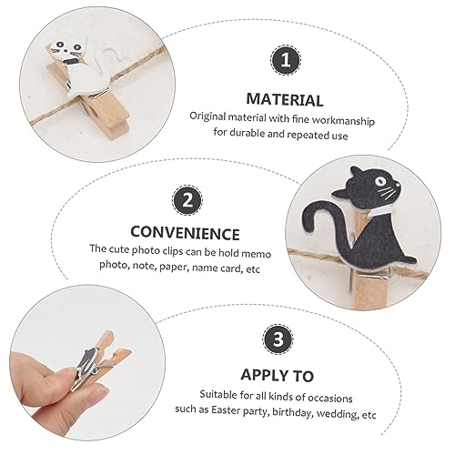 Ciieeo 10 Pcs decoração de natal decoração natal decoração de casa natal decoração pinos de fotos cl