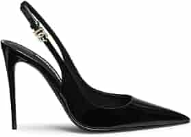 サンダル・ミュール Dolce&Gabbana Black Patent Low Slingback Patent leather slingbacks in Black for Women | Dolce&Gabbana® US