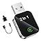 XHFHZER Carplay sans Fil,Adaptateur sans Fil 2 en 1 pour CarPlay & Android Auto – Dernière Version,Connecteur USB/Type-C, Connexion Rapide et Stable sans Latence, Compatible iOS 10+ et Android 11+