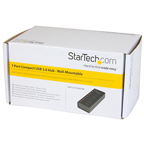 Hub USB 3.0 7 ports mural multiprise ordinateur bureau StarTech.com - 6