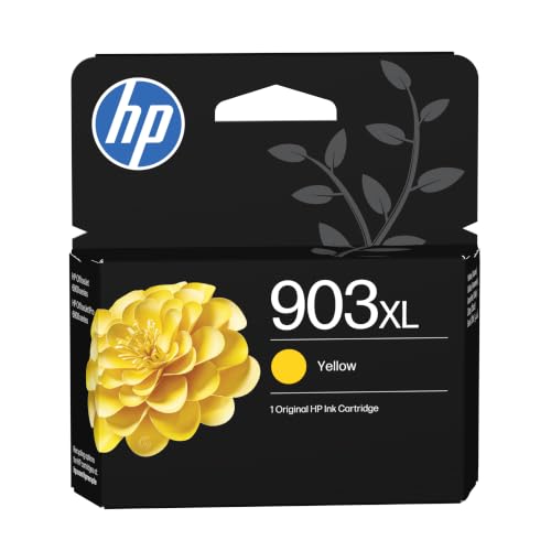HP 903XL Jaune, Cartouche Encre Originale, Grande Capacité