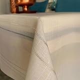 Tischdecke 160x220 cm – Fleckenabweisend und Bügelfrei – Elegantes Design – Wasserabweisend – Deko-Tischdecke für Esszimmer, Küche und Wohnzimmer (Cappuccino, 160X220 cm)