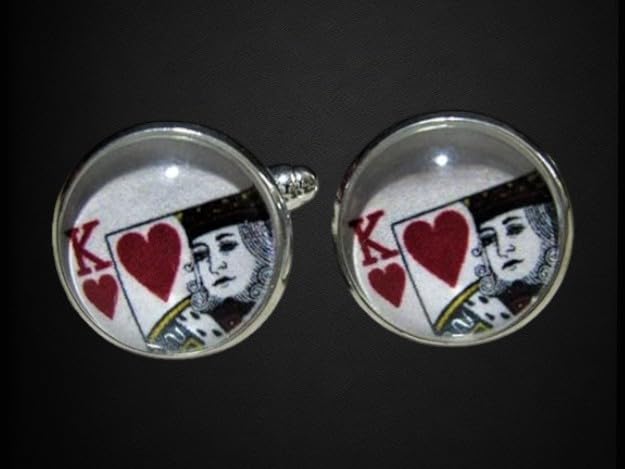 Mancuernillas King of Hearts para Hombre miniatura 3