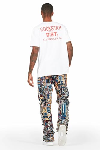 Men's Ayami Slim Tapestry Flare Jean4