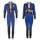 Generic Game Lucy Real Person Male and Female Costumes Halloween Cosplay Performance Costume Set, X-Large, Women's Jumpsuit