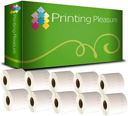 Printing Pleasure 20 x 99012 Compatible Address Labels Rolls for LabelWriter & Seiko Label Printers | 36mm x 89mm | 260 Labels per Roll
