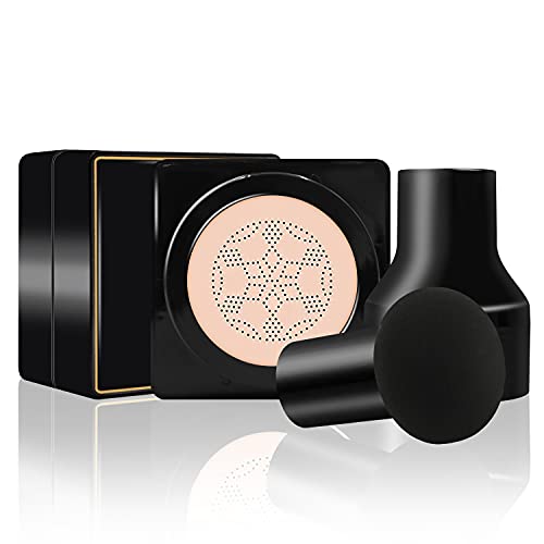 Pinkiou Air Cushions BB Cream CC Cream Mushroomhead Foundation Moisturizing Concealer Hyaluronic Acid Molecule Deep Moisturizing Brightens the Complexion and Lasts for a Ｌong Ｔime（Natural Color）