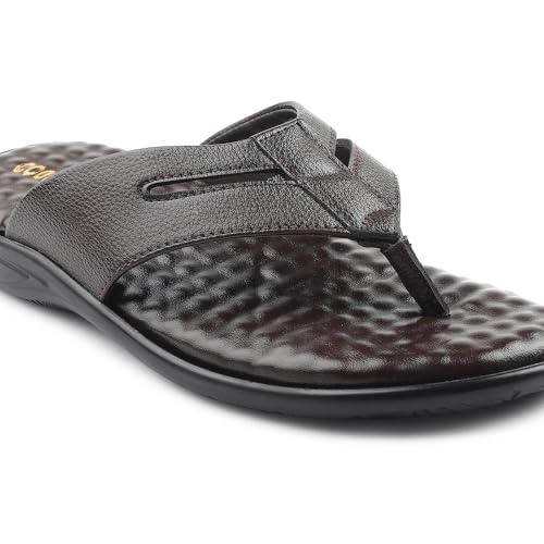 Image of Liberty Coolers HML-2E Casual Slipper For Men With PU Sole | Comfortable and Lightweight | Trendy Design | Soft Insole | Stylish Footwear and Cushioned Footbed