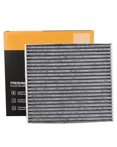 87139-YZZ20 Cabin Air Filter with Activated Carbon Compatible with 2005-2017 Toyota,87139-YZZ10 87139-YZZ08 Compatible with 2006-2015 Lexus,Replaces CF10285 CP285 C3566