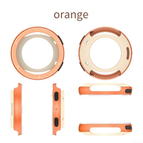 Evita arañazos en Amazfit Active 2 con esta funda naranja de acero 3