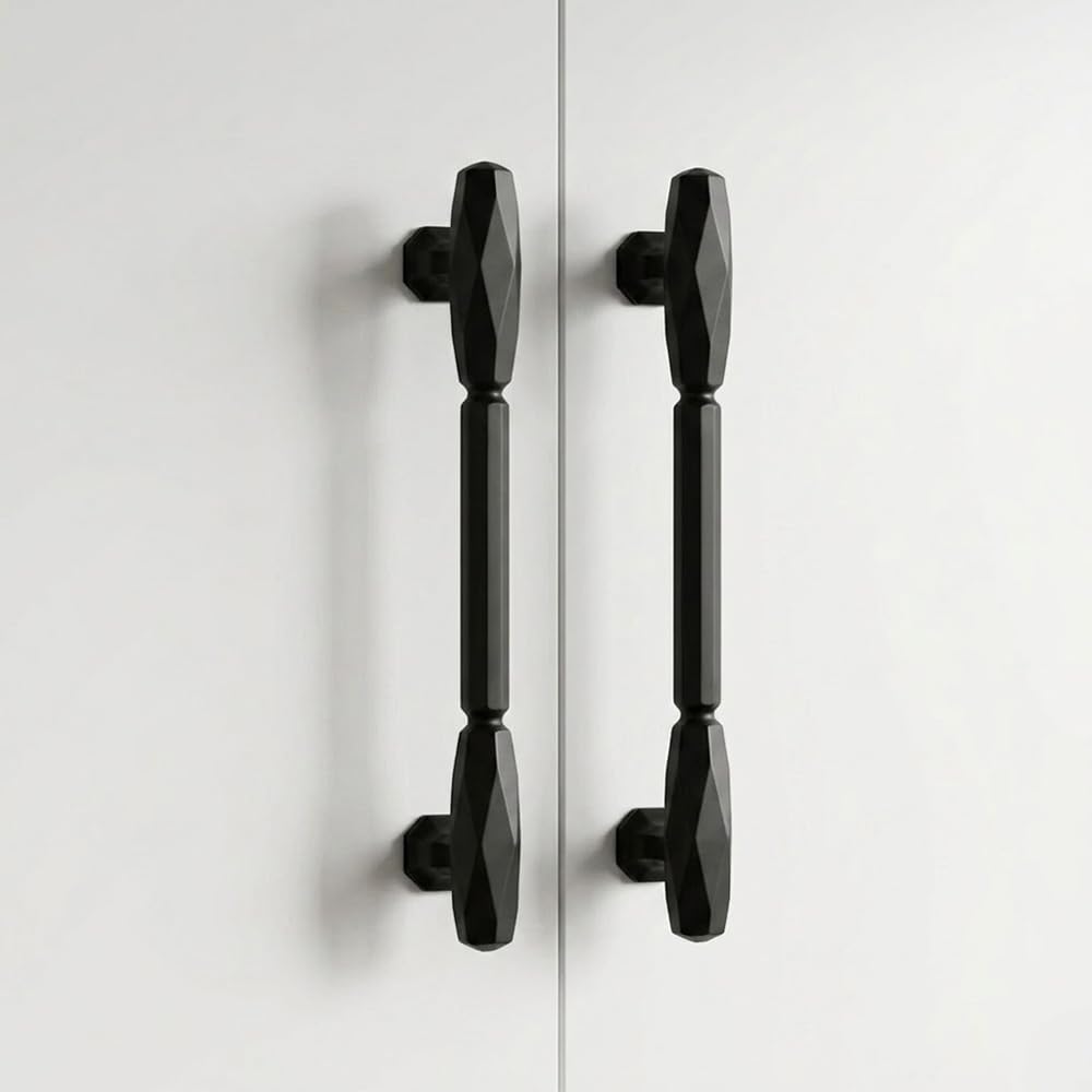 Premium Model 545 Cabinet Handle Durable & Stylish Pull Push Handle for Wardrobe Drawer and Kitchen Cabinet Zinc Alloy Black-Matt Finish 4 Inch Size Heavy Duty - Pack of 2-image-42