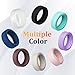ZOOROO 6 Pack Cover Compatible with Samsung Galaxy Ring, Anti-Scratch Elastic Silicone Ring Protector for Working Out Gym