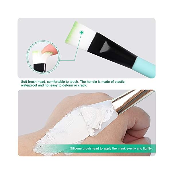 Face-Mask-Mixing-Bowl-Set-Facial-Mask-Mixing-Tool-Kit-with-Plastic-Mask-Bowl-Silicone-Mask-Brushes-Measuring-Cup-Stick-Spatulas-Facial-Sponge-10PCS Face Mask Mixing Bowl Set, Facial Mask Mixing Tool Kit with Plastic Mask Bowl Silicone Mask Brushes Measuring Cup Stick Spatulas Facial Sponge (10PCS)
