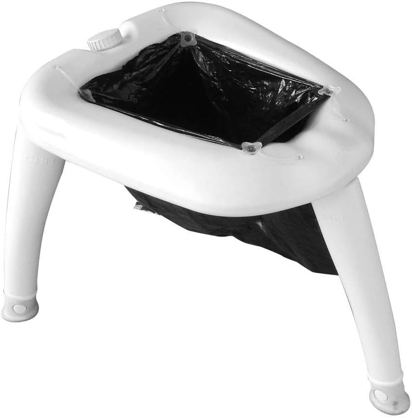 ALBAWADI Portable Toilet Travel Toilet with 3 Stands and Hand Wash Sprayer Shattaf