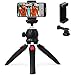 Polarduck Mini Treppiede Smartphone, Treppiede Fotocamera, Treppiedi Cellulare per iPhone/Samsung, Testa a sfera di rotazione a 360° & Gambe Estensibili con Supporto per Telefono Universale e GoPro
