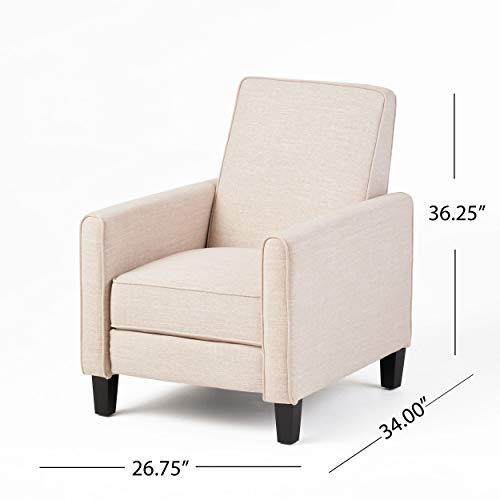Sillón Darvis Piel Gamuza Beige Claro miniatura 3