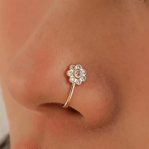 Anillo de nariz con flor de cristal Wendalern Cover