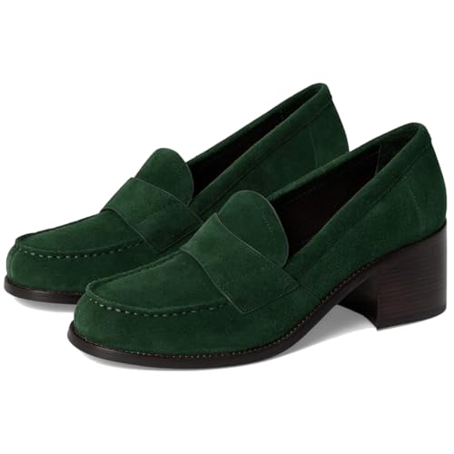 Image of SHODENSE Women Vintage Chunky Heel Loafers Pumps Platform Round Closed Toe Oxford Shoes Burnished Patent Matte Suede Slip On Dress Loafer Block Stacked Heels Office Formal Work Business 4-11 M US
