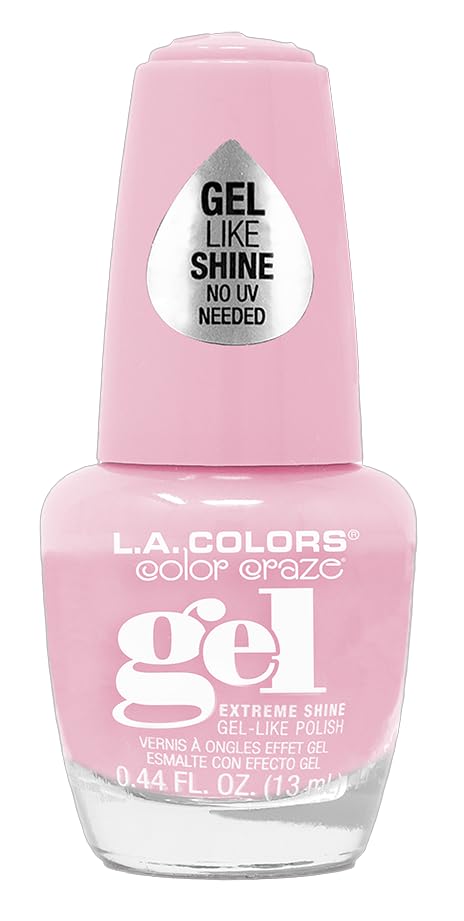 Amazon.com: L.A. COLORS Pink Please Gel Polish, Pink Glaze CNL642