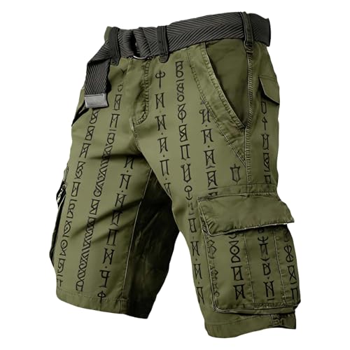 Short cargo été homme léger décontracté à multiples poches pour le plein air