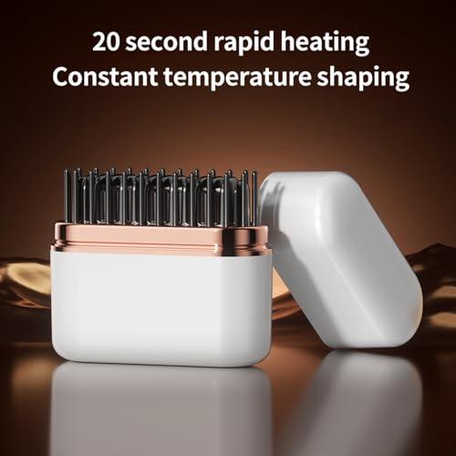 Cepillo alisador inalámbrico TARSHYRY mini blanco miniatura 3
