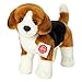 Produktbild Teddy Hermann 91991 Beagle stehend 23 cm, Kuscheltier, Plüschtier mit recycelter Füllung