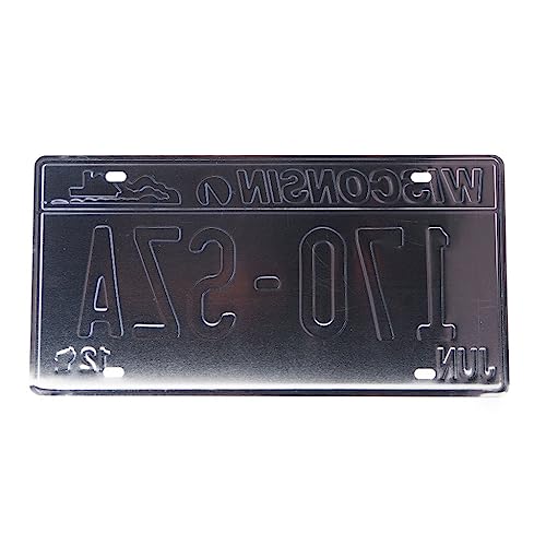 Image of Wisconsin 170 SZA Multipurpose Metal Signs - License Wall Plate, Decorative Car Tag - Ideal for Cafe, Restaurant, Shop, Home, Hotel, Club, Office, Living Area