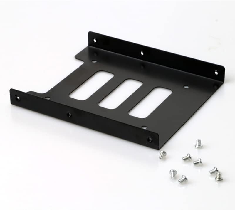 VOOCME® 2.5" to 3.5" SSD HDD Metal Adapter Dock Case Caddy Mounting Bracket Ha Drive lder for Mounting Bracket Adapter Tray Kit Hard Disk Drive Holder Metal Mounting Bracket Adapter (Pack of 1)