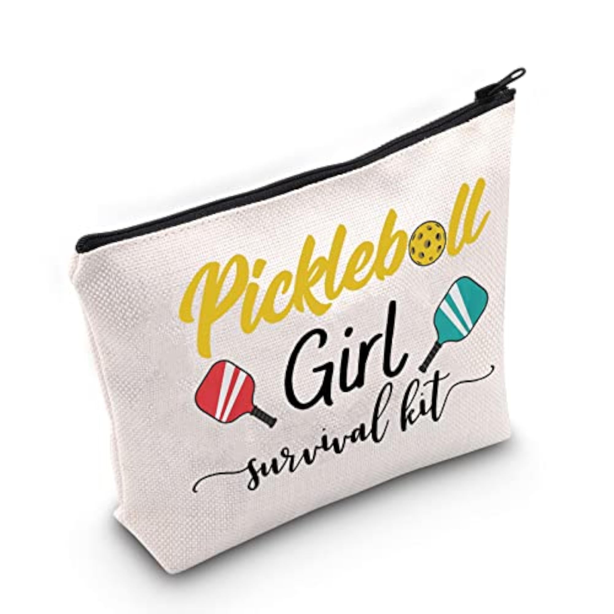 Pickleball G Cosmetic Makeup Bag, Gift for Players