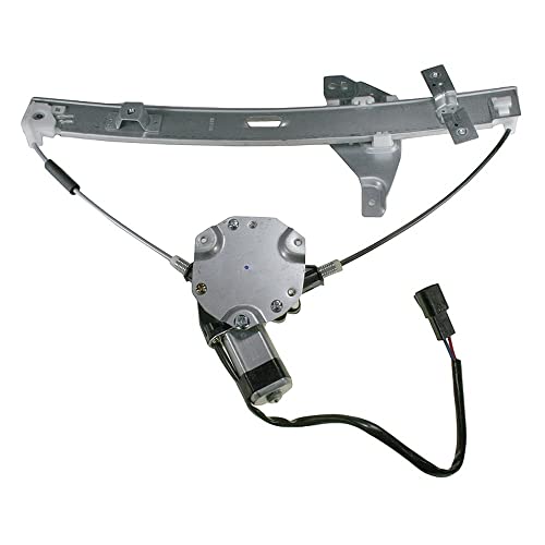 Image of TRQ Front Right Power Window Regulator & Motor Assembly Passenger Side Compatible with 2006-2013 Chevrolet Impala 2014-2016 Impala Limited GM1351157