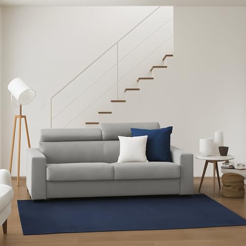 Dmora Divano Letto 2 posti Agrippina, Sofà Apertura Girevole, Poggiatesta