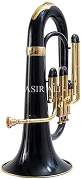 Amazon | ユーフォニウム ブラック + 真鍮 Bb 3バルブ