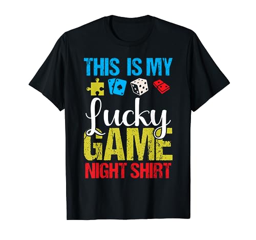 Game Night - This Is My Lucky Game Night Camiseta