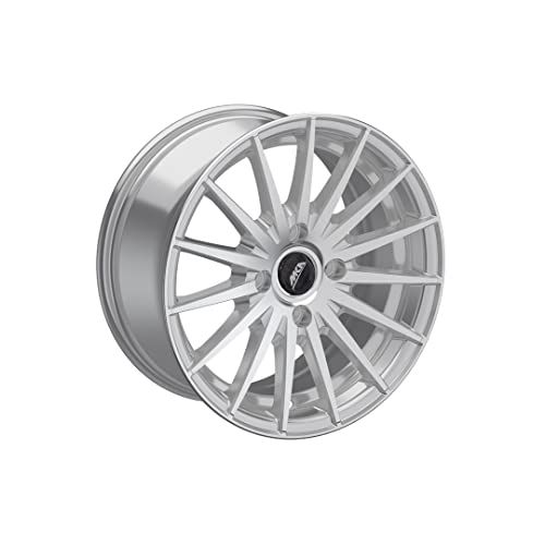 Image of Uno Minda 15 inch Car Alloy wheel Hyper Silver Machined WONDER-4 Holes, 100 PCD, W1D151-000M00