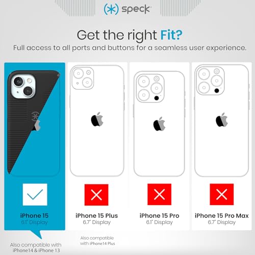 Coque antichoc iPhone 15 Speck CandyShell évite les rayures coque MagSafe