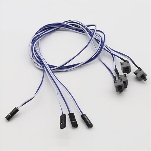 Câble de connexion bouton PC interrupteur momentané 4pcs