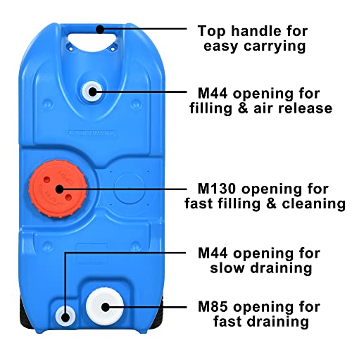 Yitahome MAYIH0009610MA 10.6 Gallon Large Capacity Portable Water Holding Tank thumb #1
