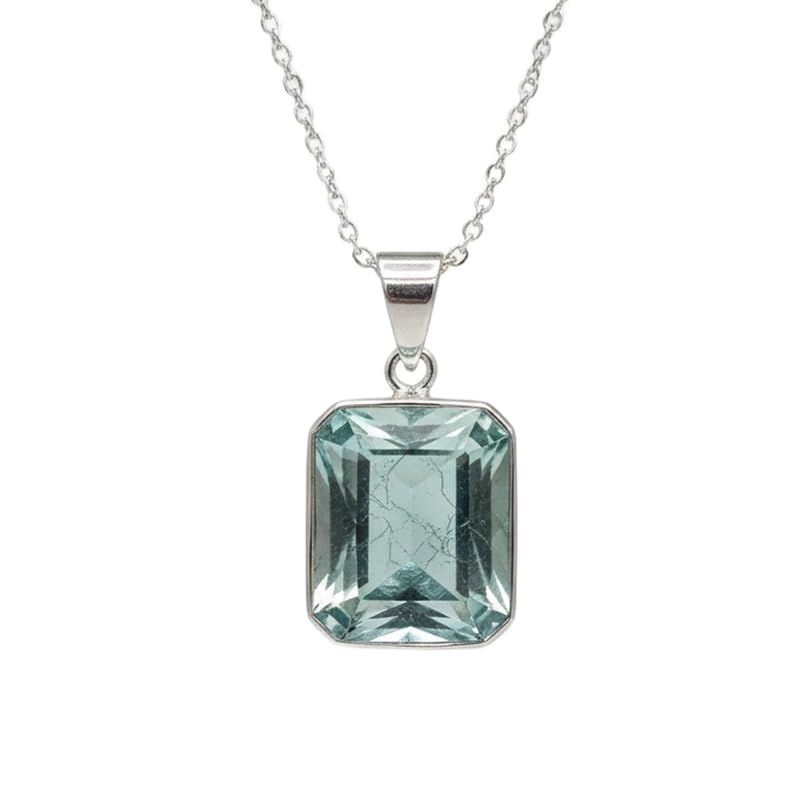 Pendentif en quartz bleu naturel le cadeau idéal pour marquer un moment