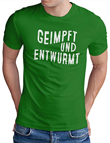 T-shirt geimpft et vermifugé, une idée cadeau drôle pour homme en 4XL