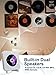 Portable Wall Mounted CD Player with Bluetooth, Homlab Mountable CD Music Player Built-in HiFi Speakers, Home Audio Boombox with Remote Control, FM Radio, LCD Display, Headphone Jack AUX USB TF Input