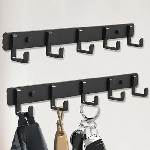Bosdontek Heavy Duty Wall Coat Racks Cover