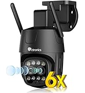 Ctronics 4k 防犯カメラ 屋外 10倍ハイブリッドズーム 4k Ctronics 10倍ハイブリッドズーム】防犯カメラ 屋外 5GHzWi-Fi 人